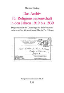 Das Archiv für Religionswissenschaft in den Jahren 1919 bis 1939