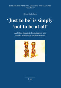 'Just to be' is simply 'not to be at all'