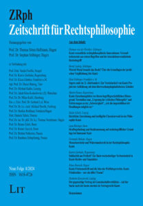 Zeitschrift für Rechtsphilosophie Neue Folge 8/2024