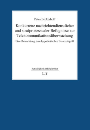 Konkurrenz nachrichtendienstlicher und strafprozessualer Befugnisse zur Telekommunikationsüberwachung