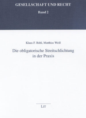 Die obligatorische Streitschlichtung in der Praxis