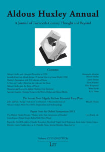 Aldous Huxley Annual