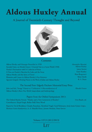 Aldous Huxley Annual