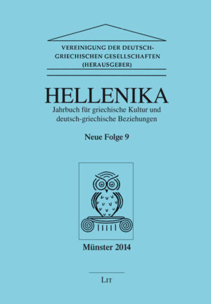 Hellenika. Jahrbuch für griechische Kultur und Deutsch-Griechische Beziehungen