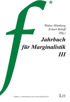 Jahrbuch für Marginalistik III