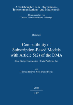 Compatibility of Subscription-Based Models with Article 5(2) of the DMA
