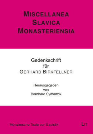 Miscellanea Slavica Monasteriensia