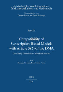 Compatibility of Subscription-Based Models with Article 5(2) of the DMA
