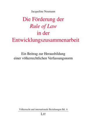 Die Förderung der Rule of Law in der Entwicklungszusammenarbeit