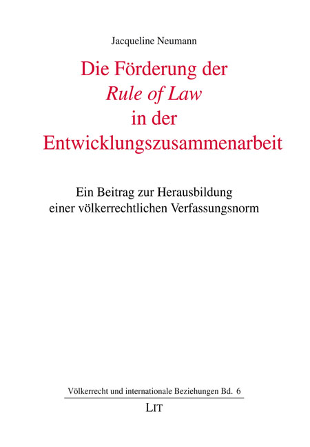 Die Förderung der Rule of Law in der Entwicklungszusammenarbeit
