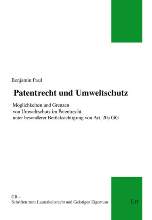 Patentrecht und Umweltschutz