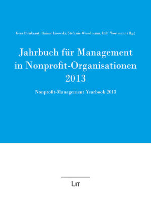 Jahrbuch für Management in Nonprofit-Organisationen 2013