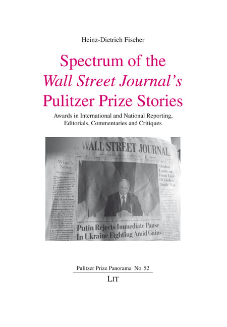 Spectrum of the <i>Wall Street Journal’s</i> Pulitzer Prize Stories