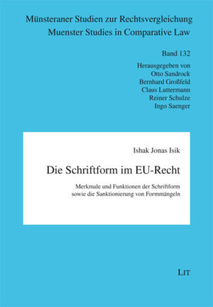 Die Schriftform im EU-Recht