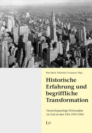 Historische Erfahrung und begriffliche Transformation
