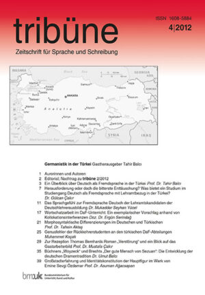 tribüne. zeitschrift für sprache und schreibung. 2/2012