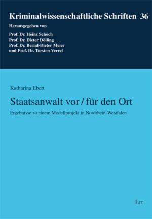 Staatsanwalt vor / für den Ort